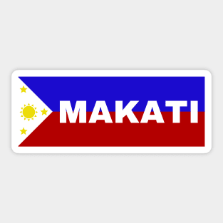 Makati City in Philippines Flag Sticker